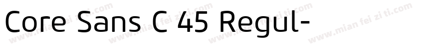 Core Sans C 45 Regul字体转换